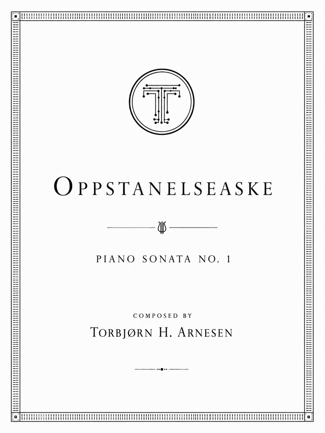 Piano Sonata no. 1 - Piano- 2023 - 12 min 