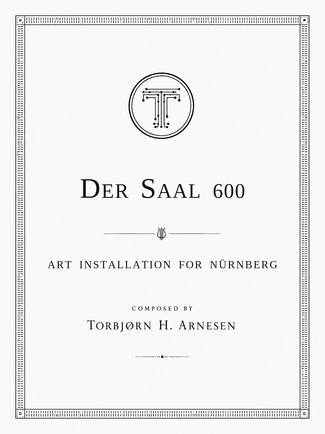 Der Saal 600 - Art instilation for Nürmberg Justizpalast Saal 600 - 2021 - 10 min