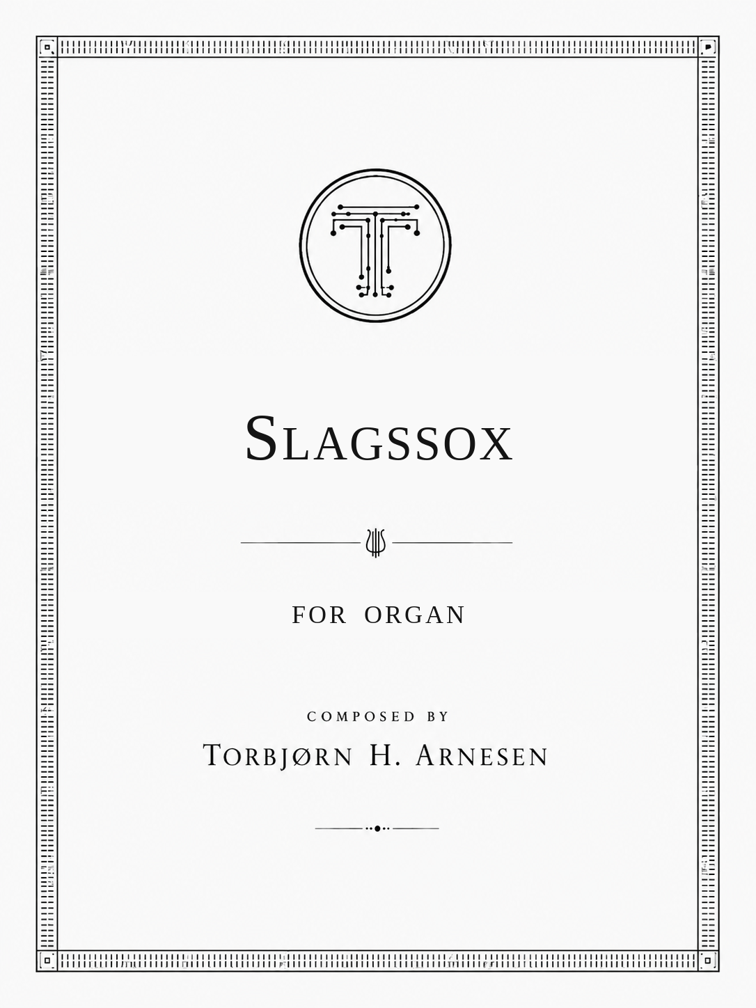 Slagssox - for Organ - 2019 - 4 min
