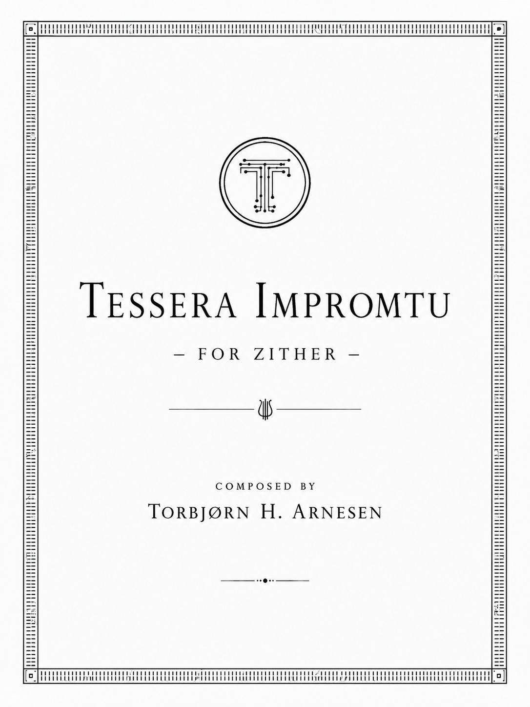 Tessera Impromtu - for Zither - 2025 - 5 min 