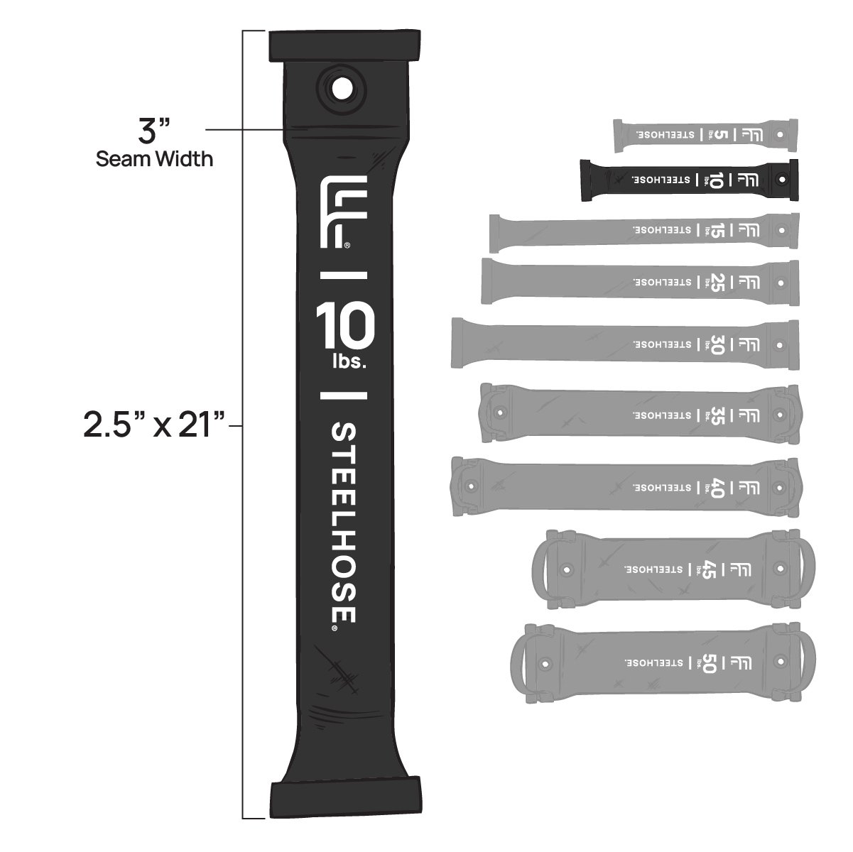 10 LB Steelhose