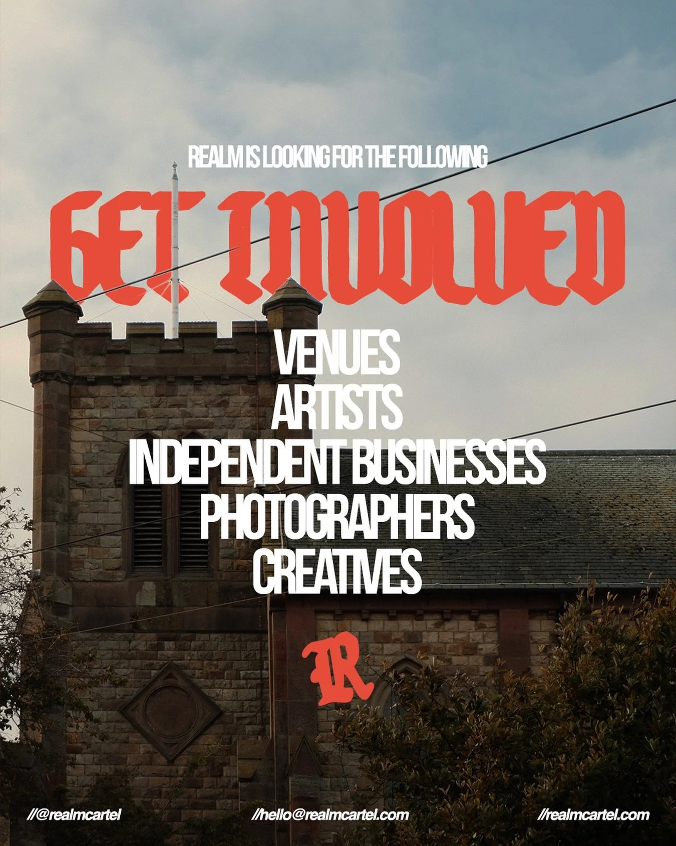I&rsquo;m looking for people, places and things all medieval, dark fantasy and whimsical. If you have any of the following or want to potentially know more get in touch:

⚔️ Venues &bull; For Workshops and Events
⚔️ Artists &bull; Looking for Stockis