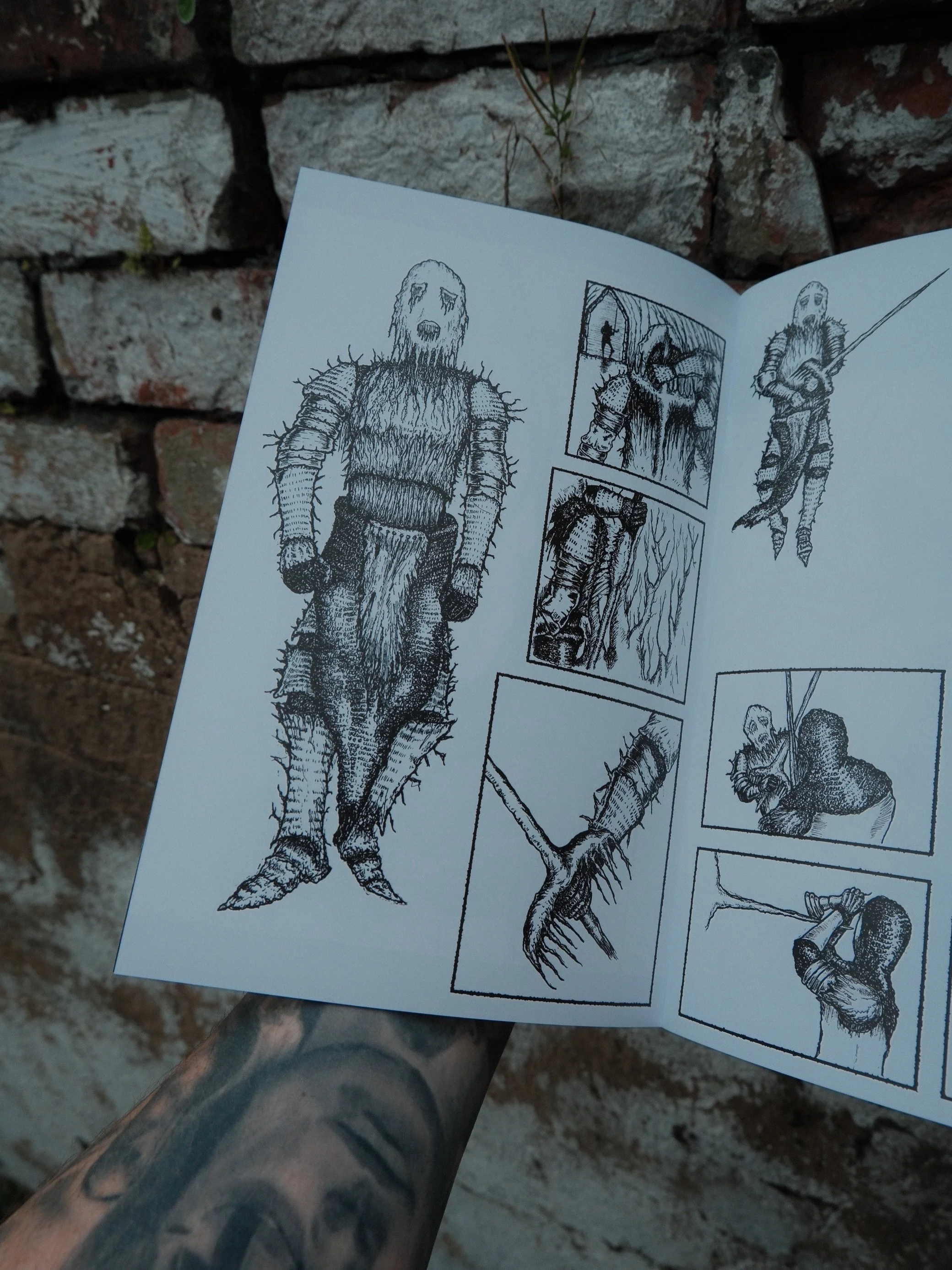 Straight from the dungeons @realmcartel first product arrives.

➼ A Moment in Def
➼ A Tragedy jn Def
➼ A Walk in Def

Three hand illustrated comics brought to you by @sidequest_comics, indie-one shots based in a bleak fantasy universe, available onli