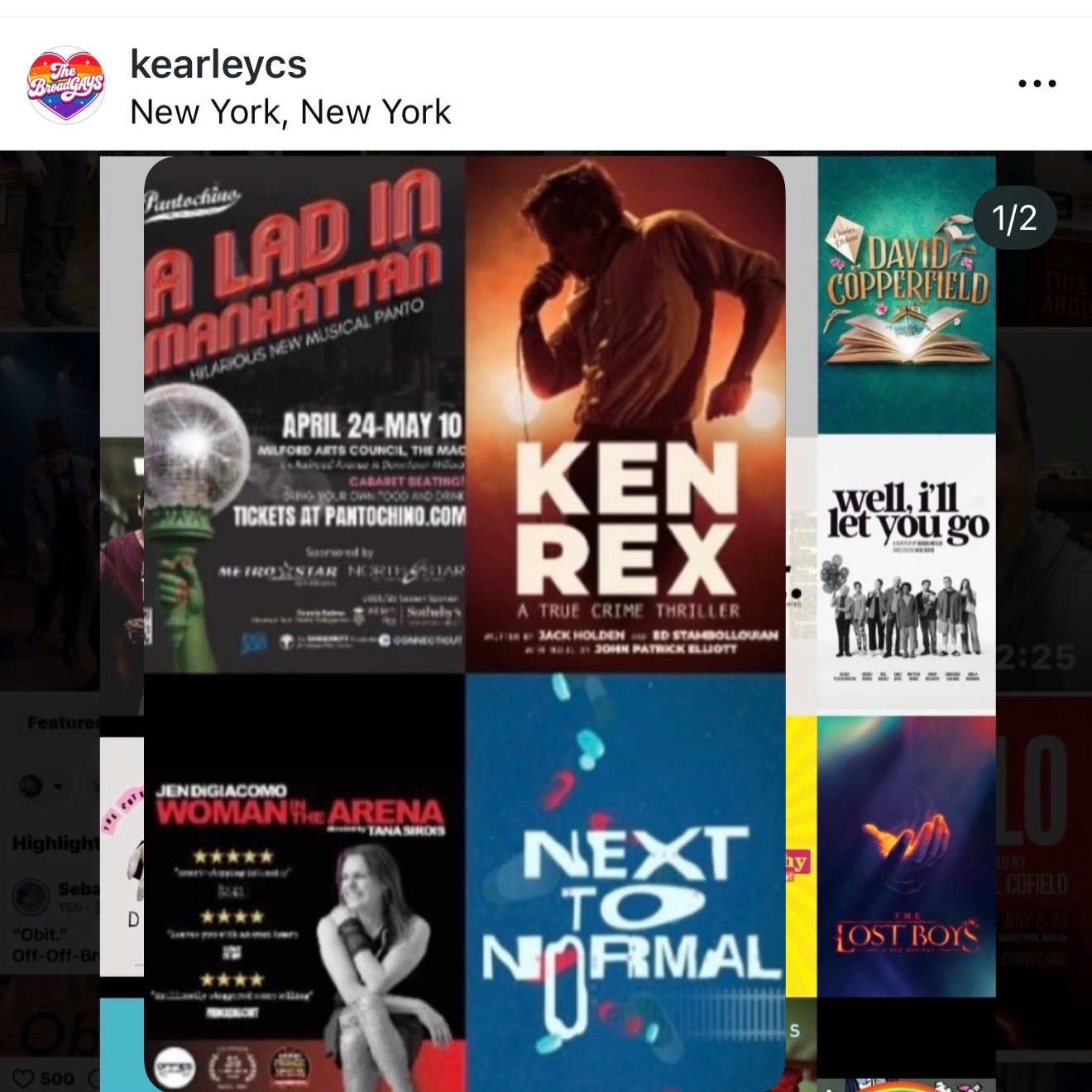 How often does one get grouped together with a show like Kenrex by a reviewer?!? Shoutout to @kearleycs and @the_broadgays for the ⭐️⭐️⭐️⭐️⭐️ love!