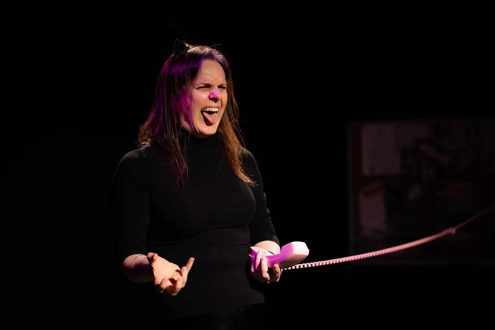 Jen DiGiacomo in Woman in the Arena, photo by Charles Chessler