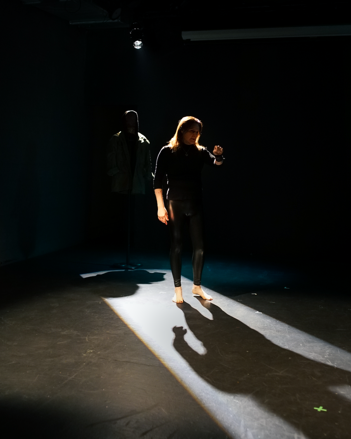 Jen DiGiacomo in Woman in the Arena, photo by Charles Chessler