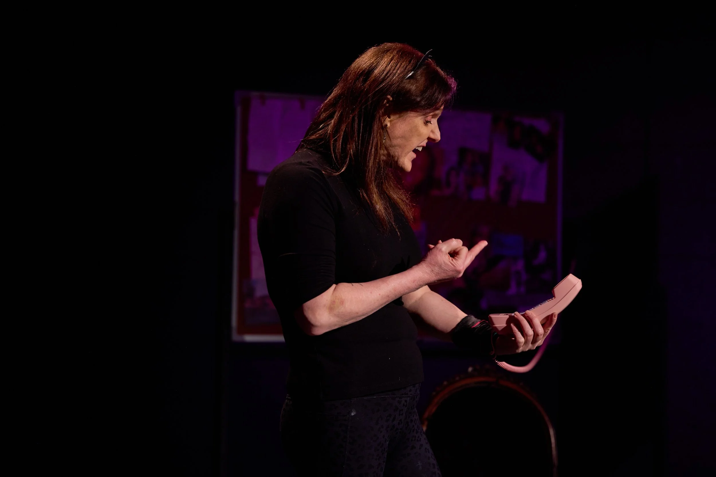 Jen DiGiacomo in Woman in the Arena, photo by Charles Chessler