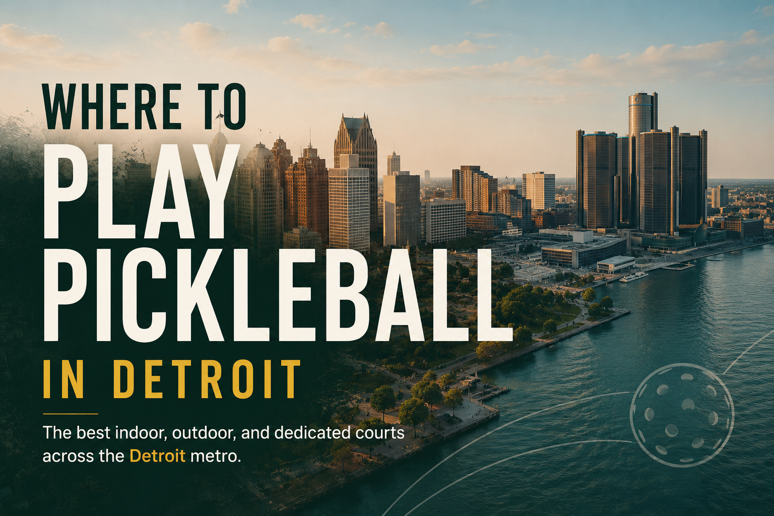 Where to Play Pickleball in Detroit?