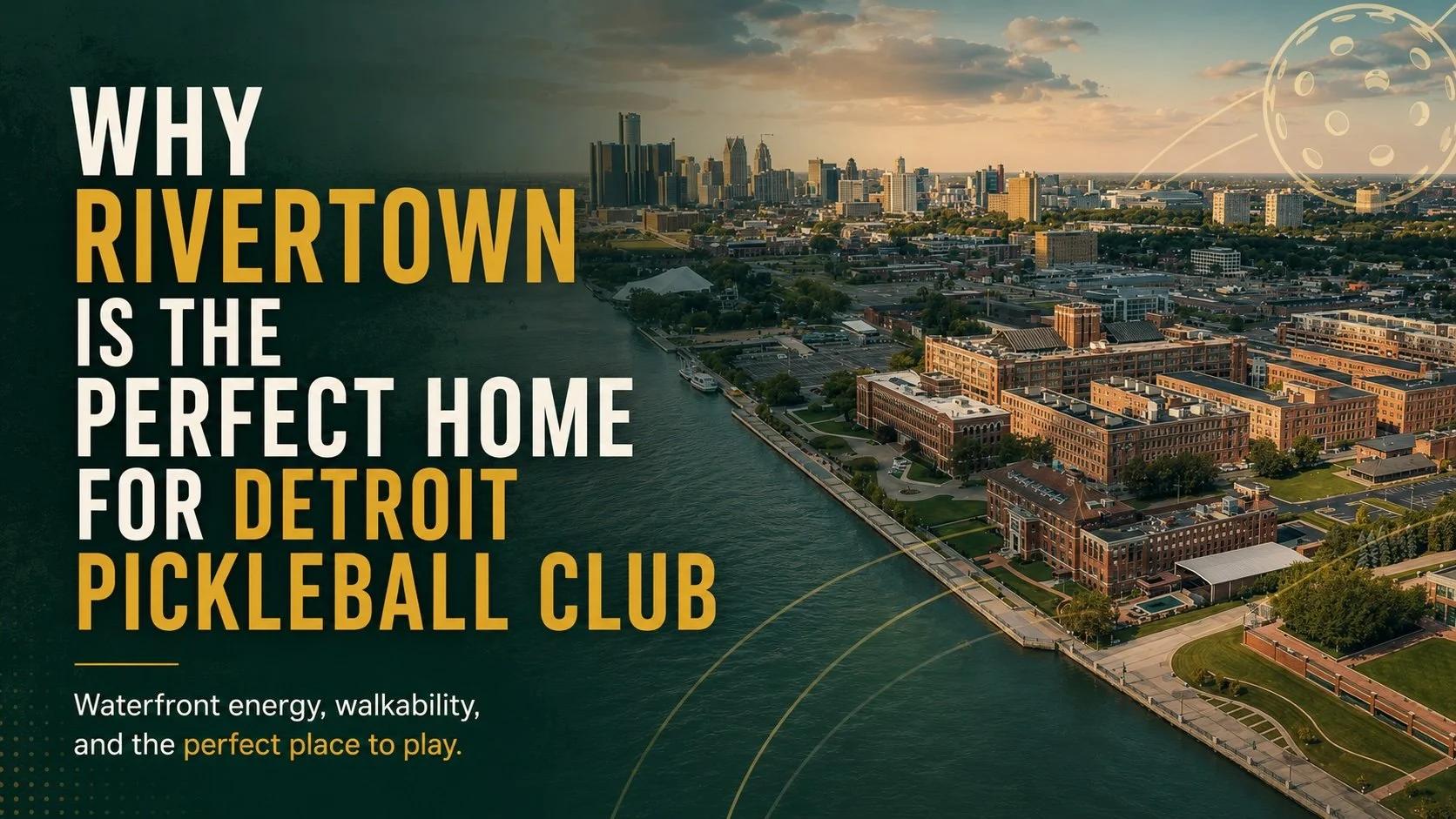 Why Rivertown Is the Perfect Home for Pickleball