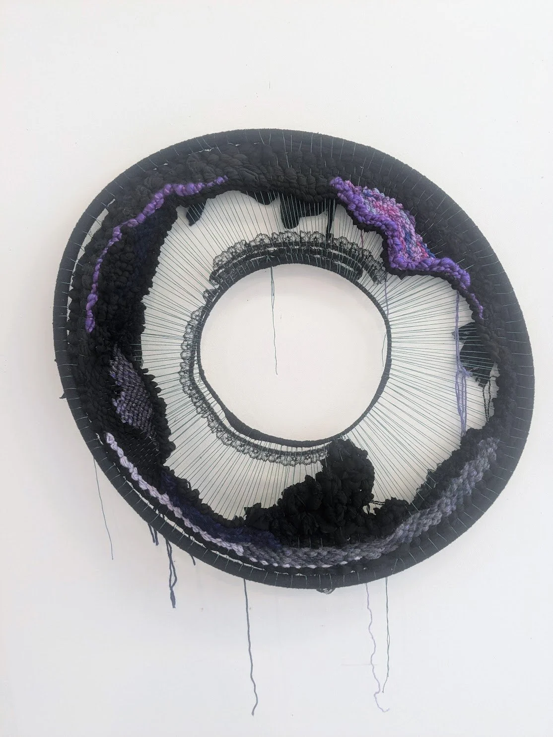 Untitled, 2025
Mixed media weaving
40in x 38in