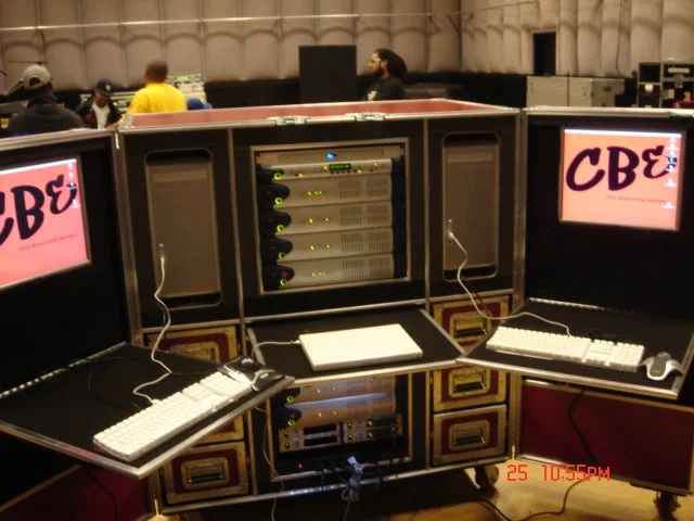 Chris Brown- dual pro tools rig top view.