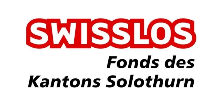 Logo von SWISSLOS und darunter Fonds des Kantons Solothurn