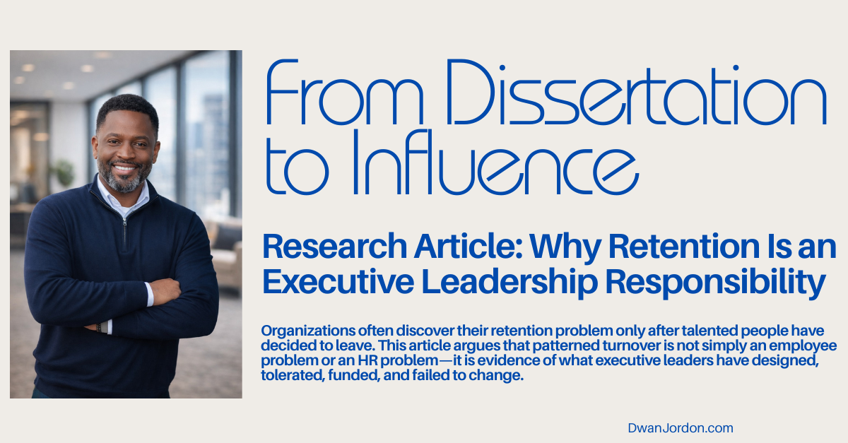 Why Retention Is an Executive Leadership Responsibility