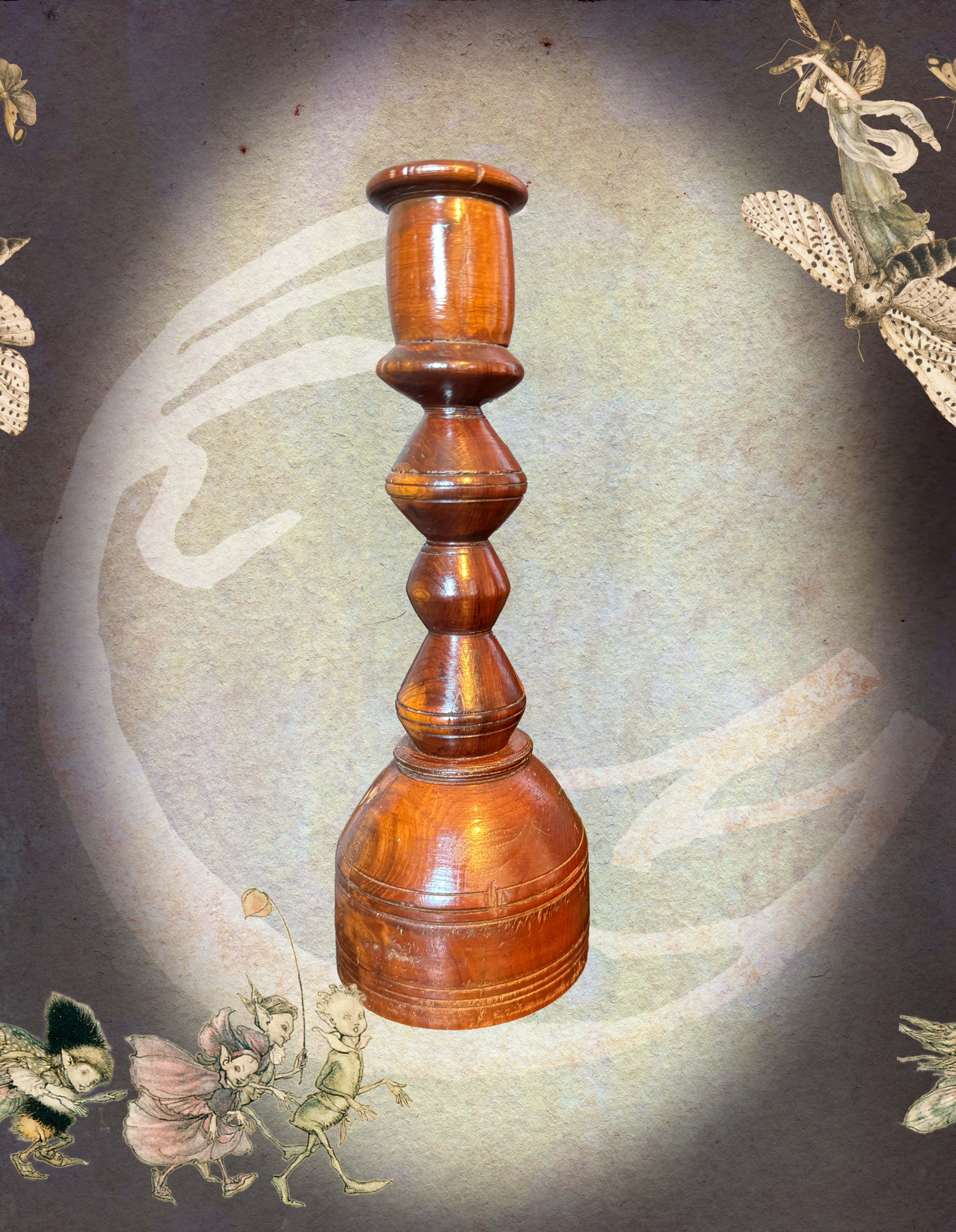 Albero Della Morte Candlestick: Yew, early 18th Century
