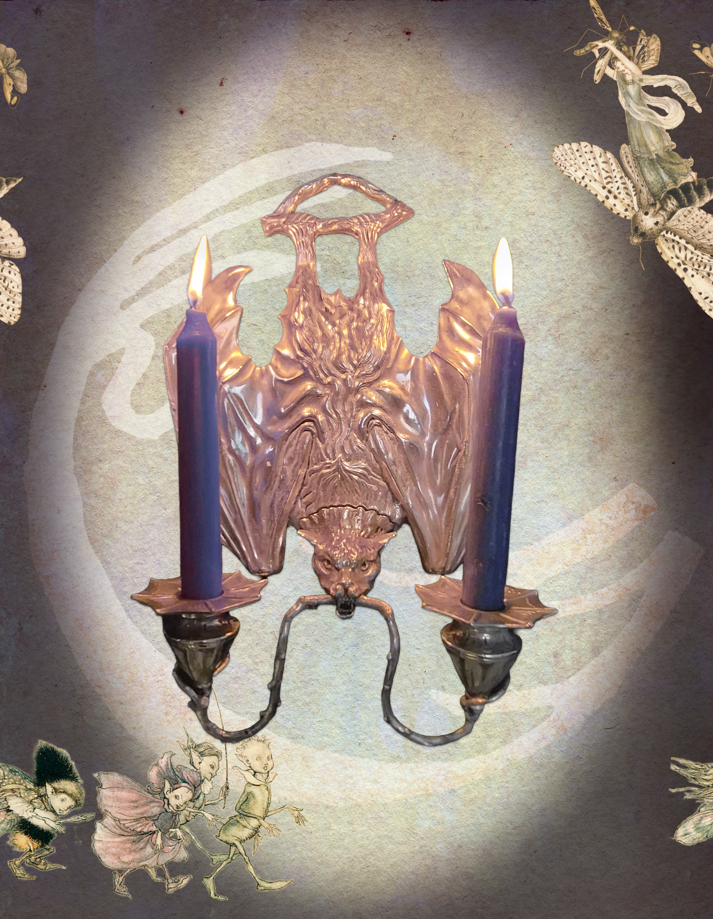 Night messengers:  Liberty Inspired Gothic Sconces