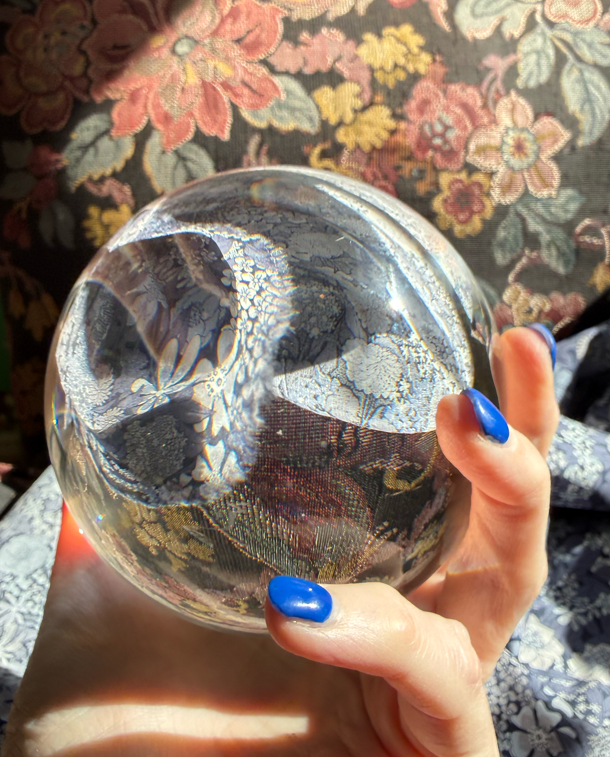 The Seeing Sphere: Rock Crystal Ball & Stand