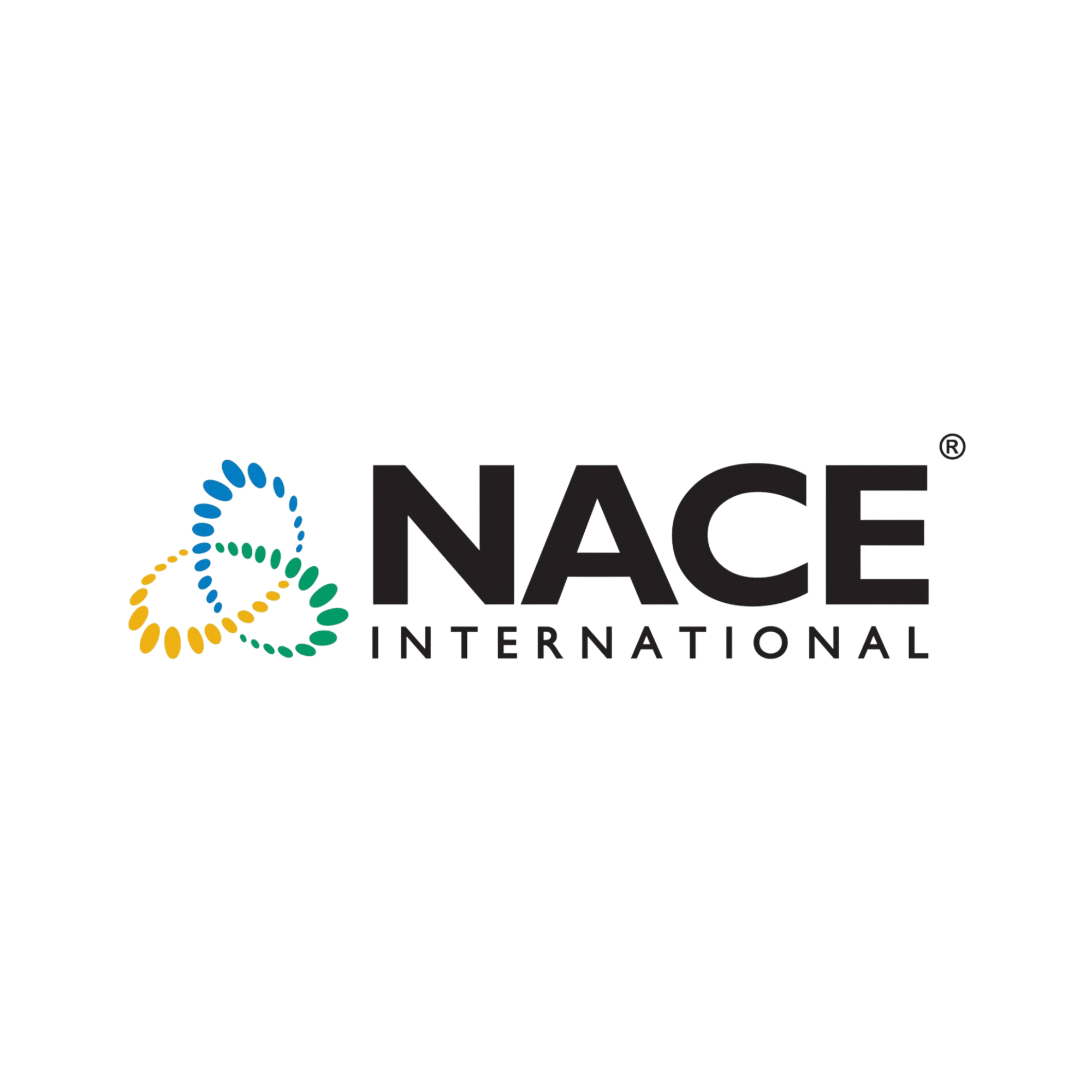 NASA International logo with colorful atom-like design on the left and black text on the right