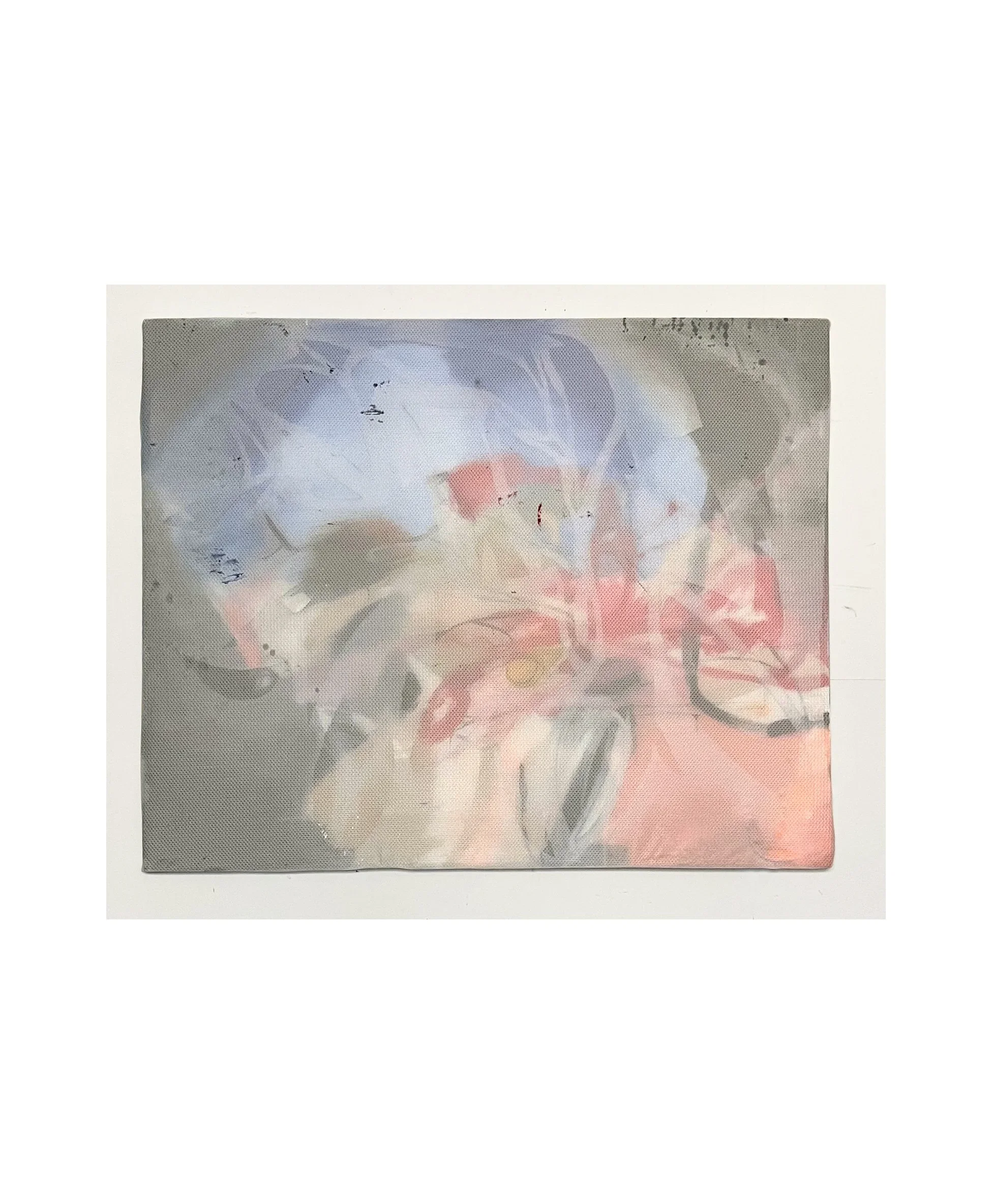 Untitled, 152 cm x 120 cm, Oil, Acrylic, Foam and Polyester Mesh on Canvas, 2024.