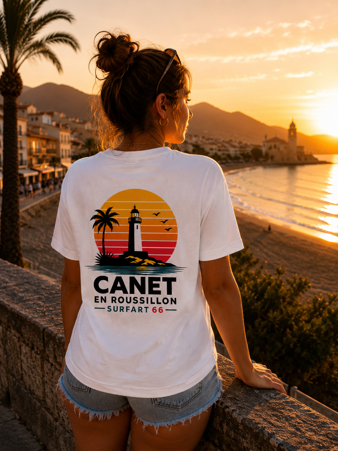 T-shirt Canet-en-Roussillon Surfart66