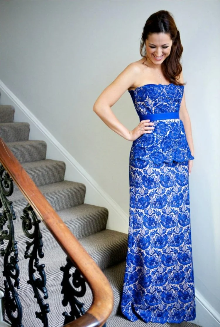 Personal styling by Claire Ginzler for a professional woman photographed for a magazine feature.