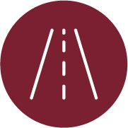 Icon of a road or path