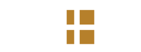 A stylized number one with two gold squares beside it.
