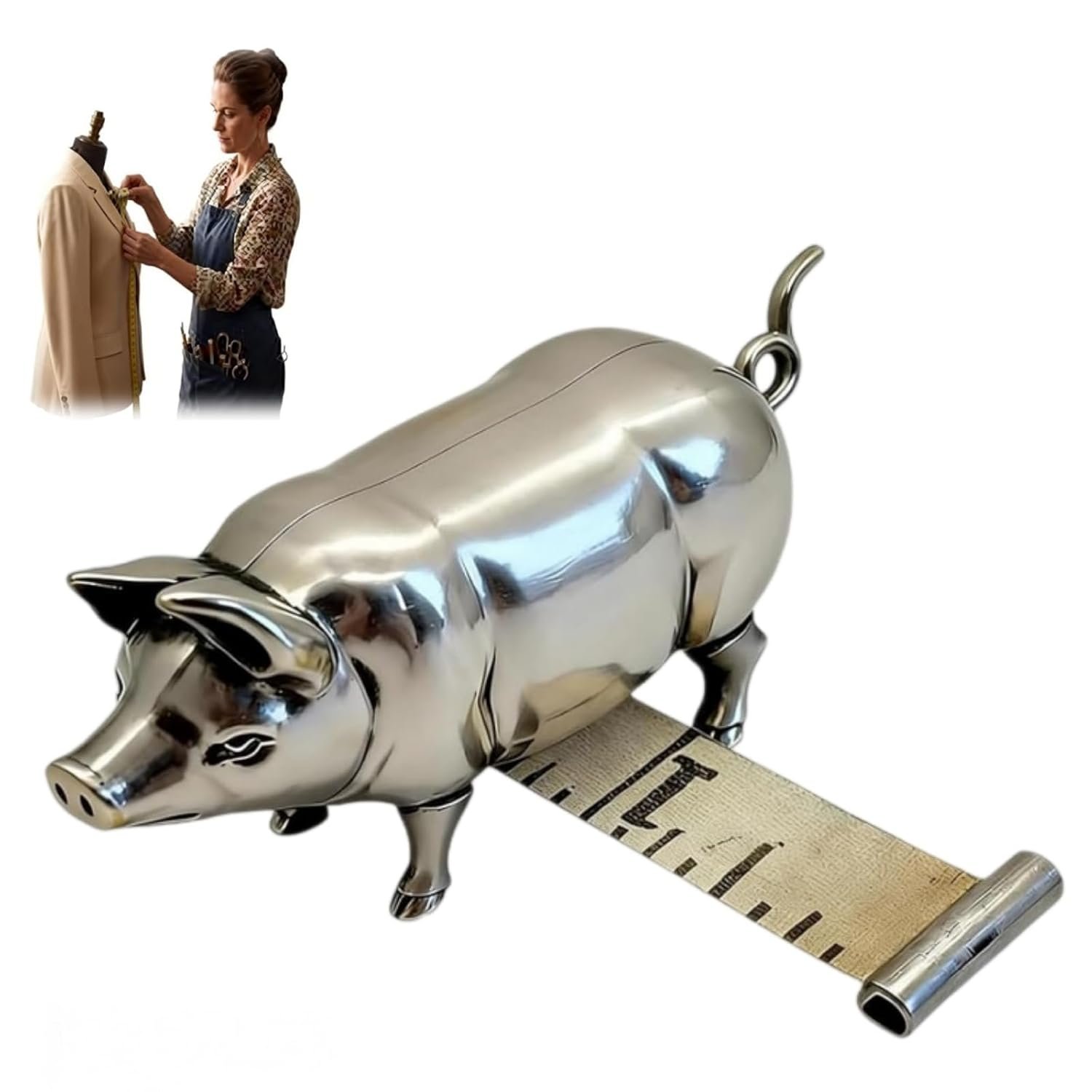 Pig Retractable Tape Measure