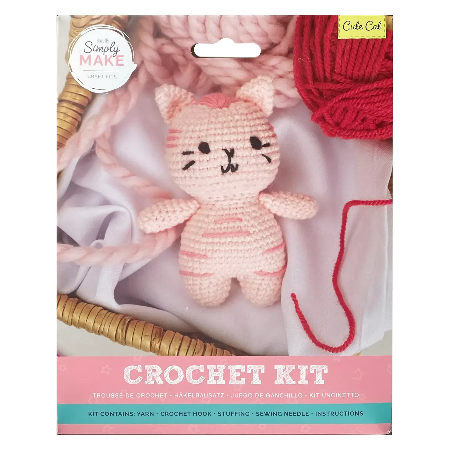 Simply Make Crochet Kit - Cute Cat