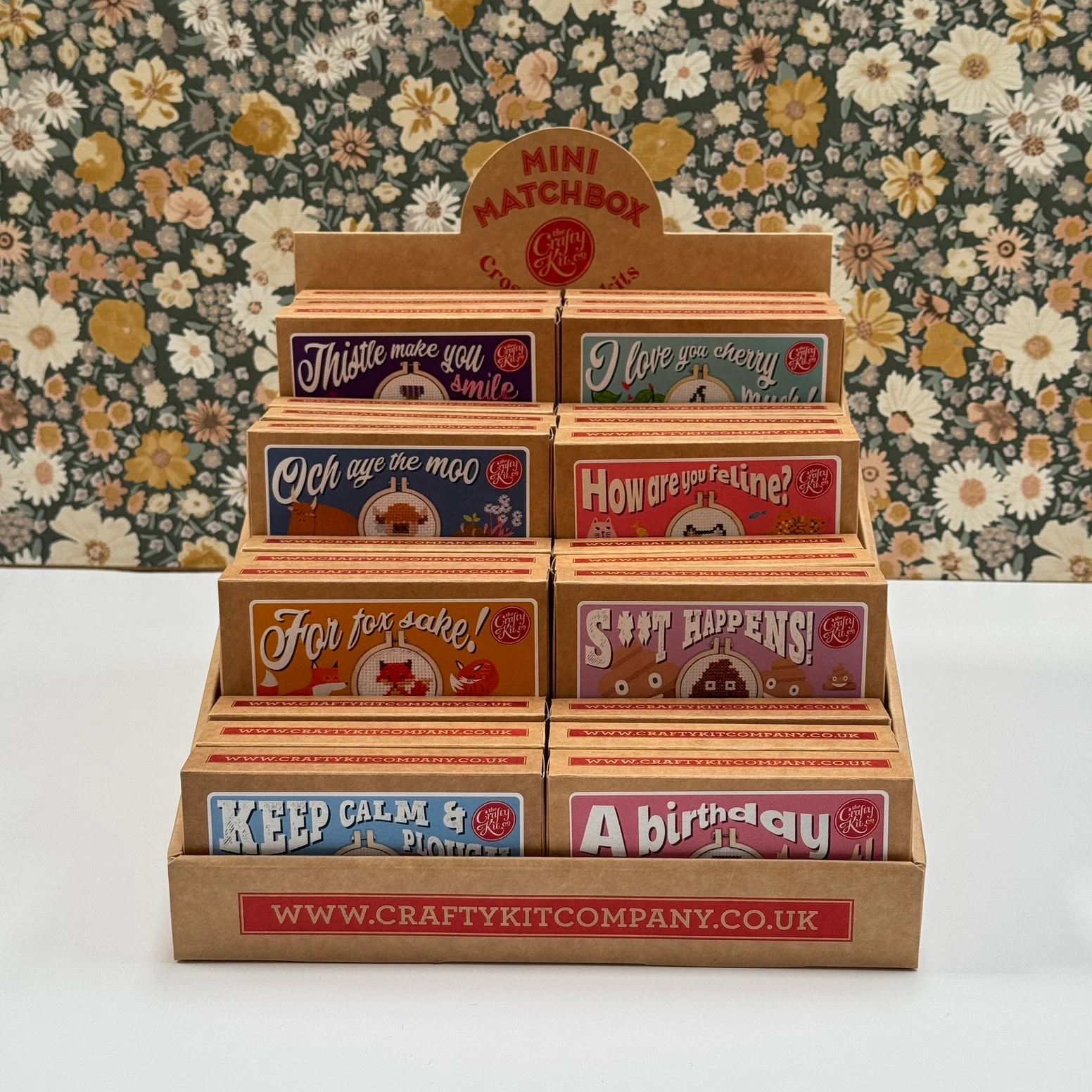 Mini Matchbox cross stitch Kits