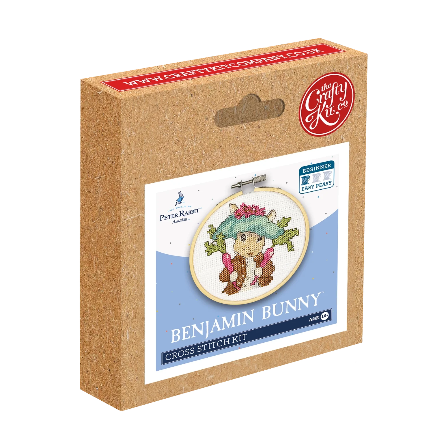 Beatrix Potter - Benjamin Bunny Mini Cross Stitch Kit