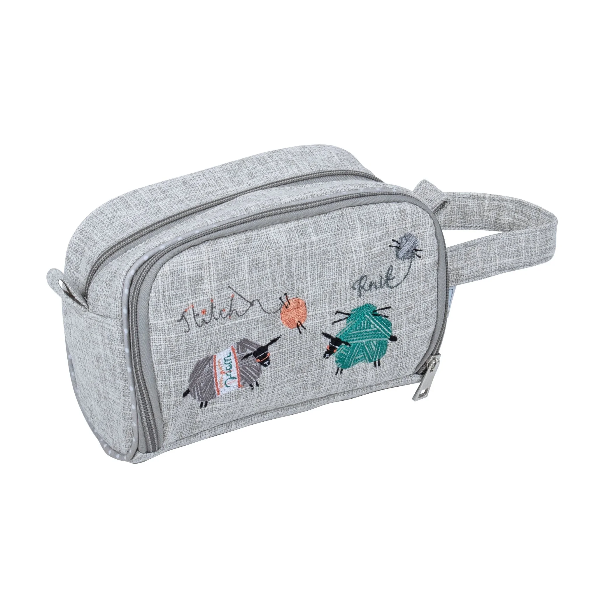 Crochet bag with pocket -Sheep Knit Happens