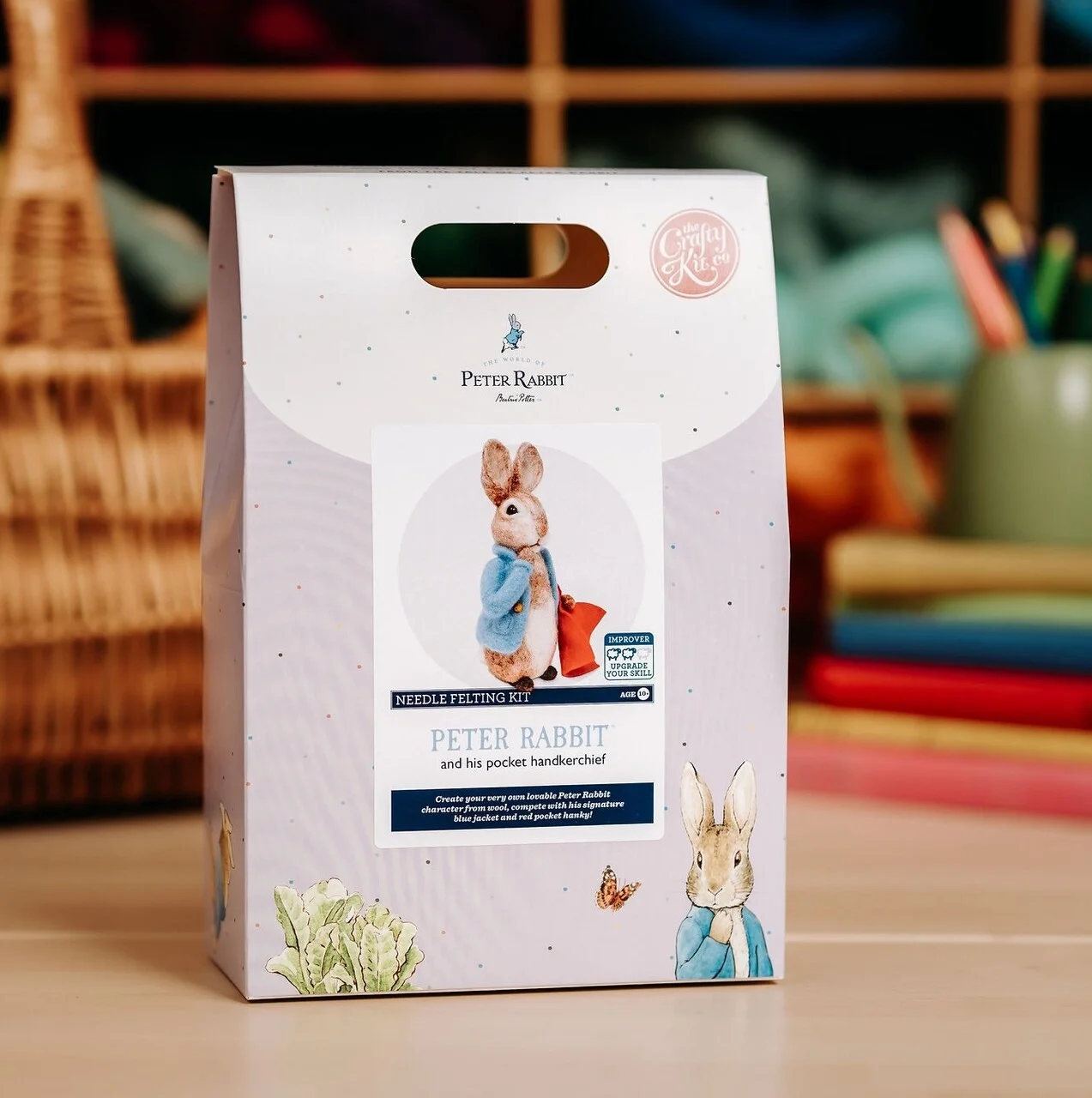 Beatrix Potter - Peter Rabbit and his Pocket Handkerchief Needle Felting