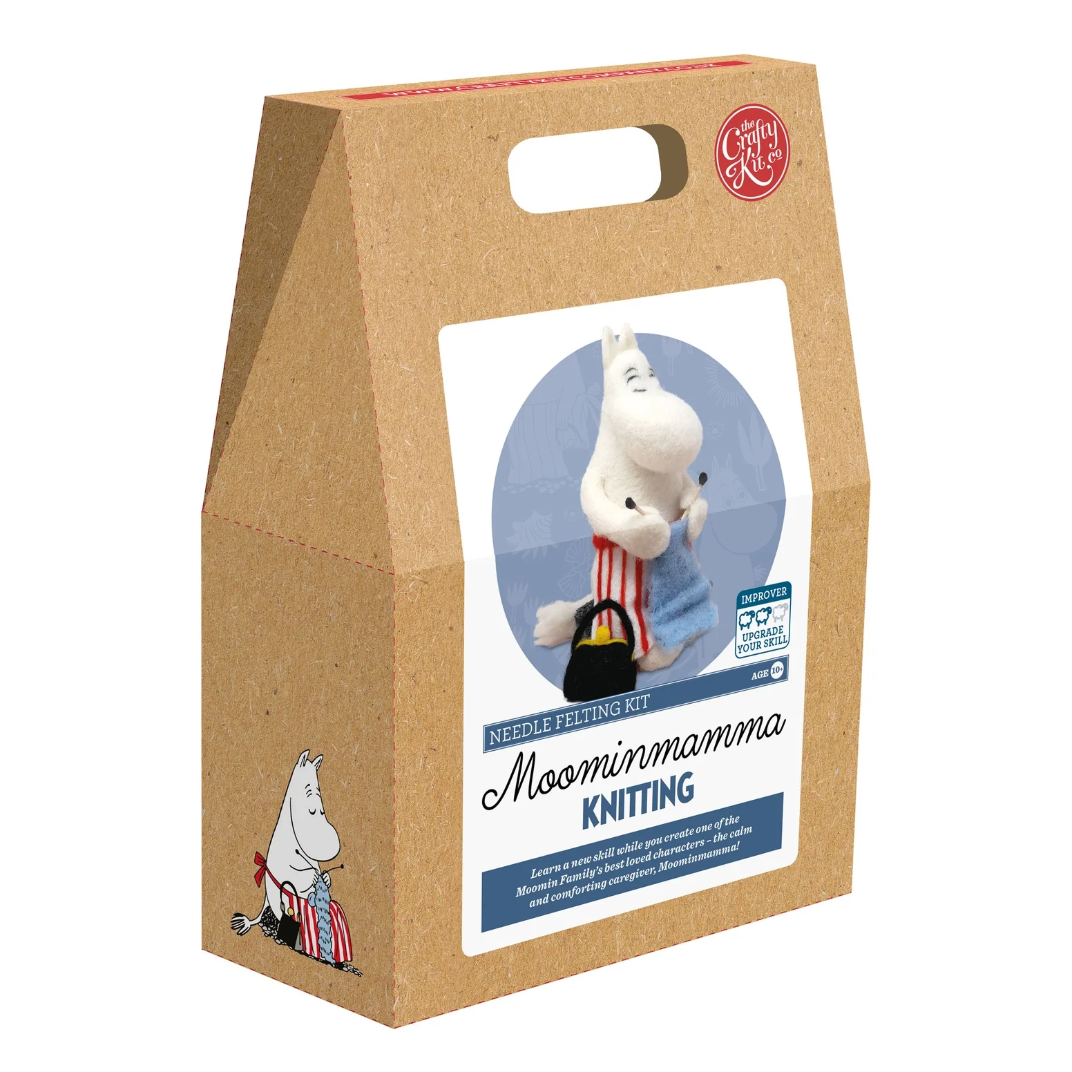 Moomin mamma Knitting Needle Felting Craft Kit