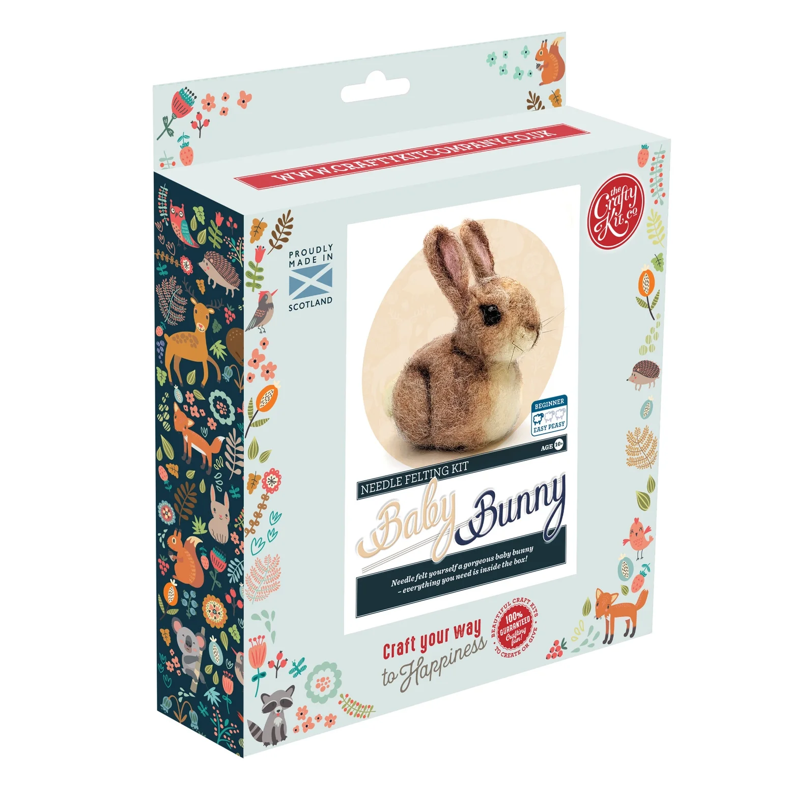Baby Bunny Needle Felting Kit