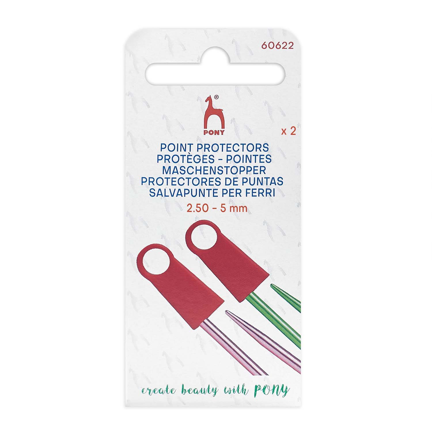Pony - Knitting Needle Point Protectors - various sizes.