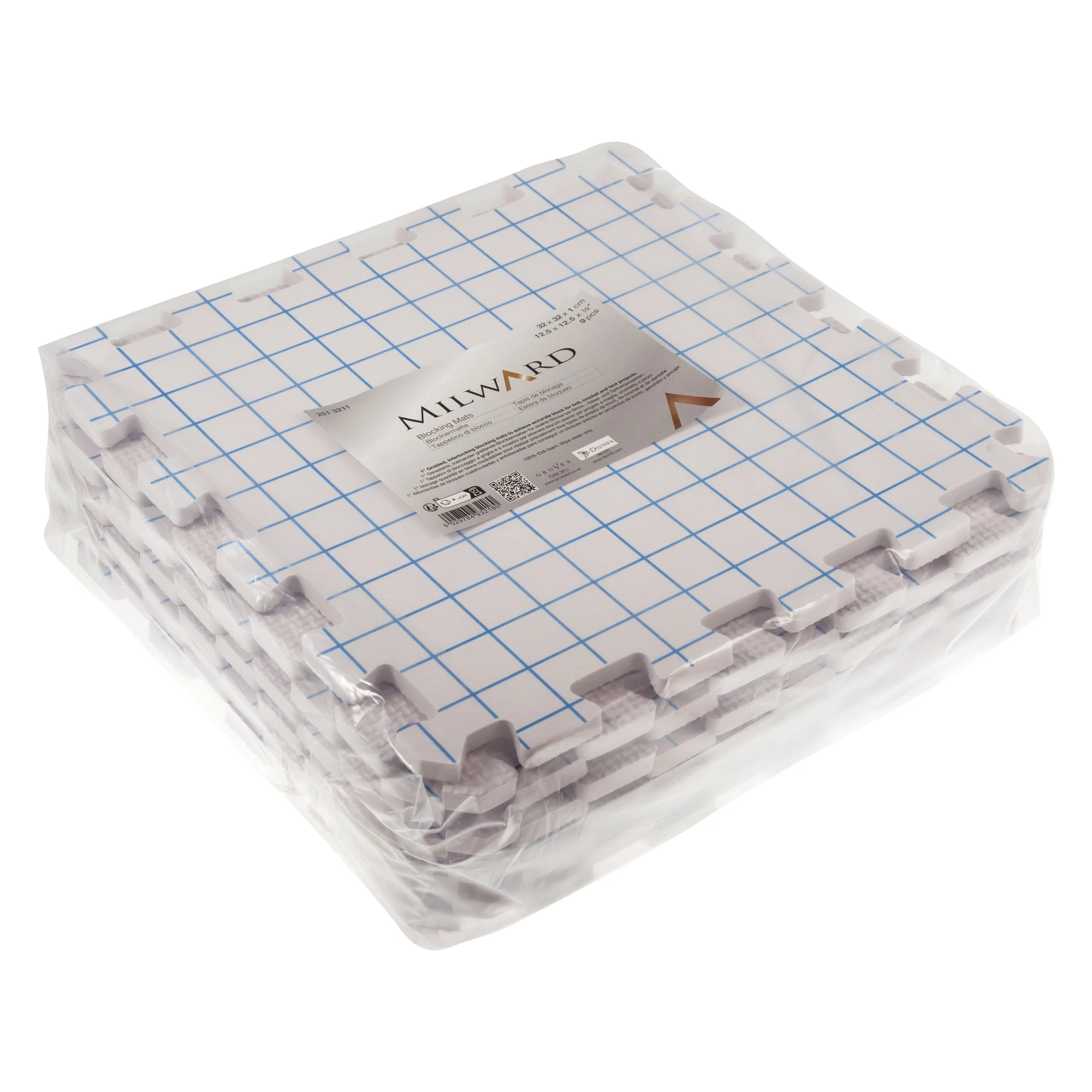 Milward block mats 9 pieces x 32cm x 32cm