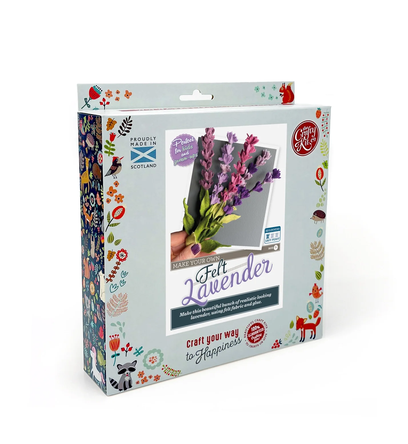 Felt Lavender Flower Craft Kit