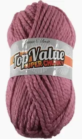 James C Brett Top Value Super Chunky