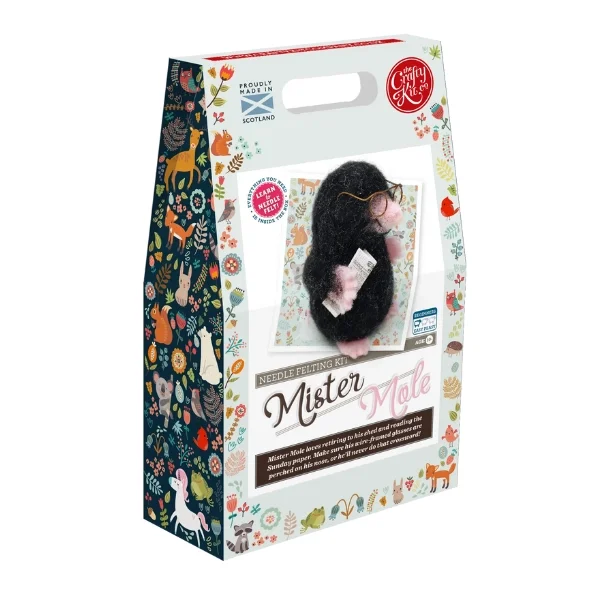 Mr Mole Needle Felting Kit