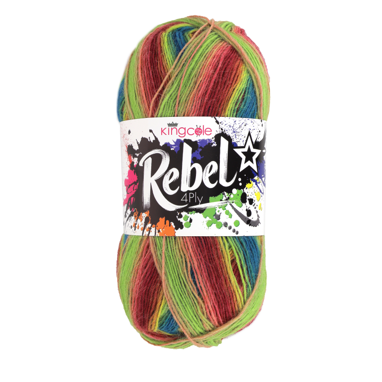 King Cole Rebel 4 ply sock yarn