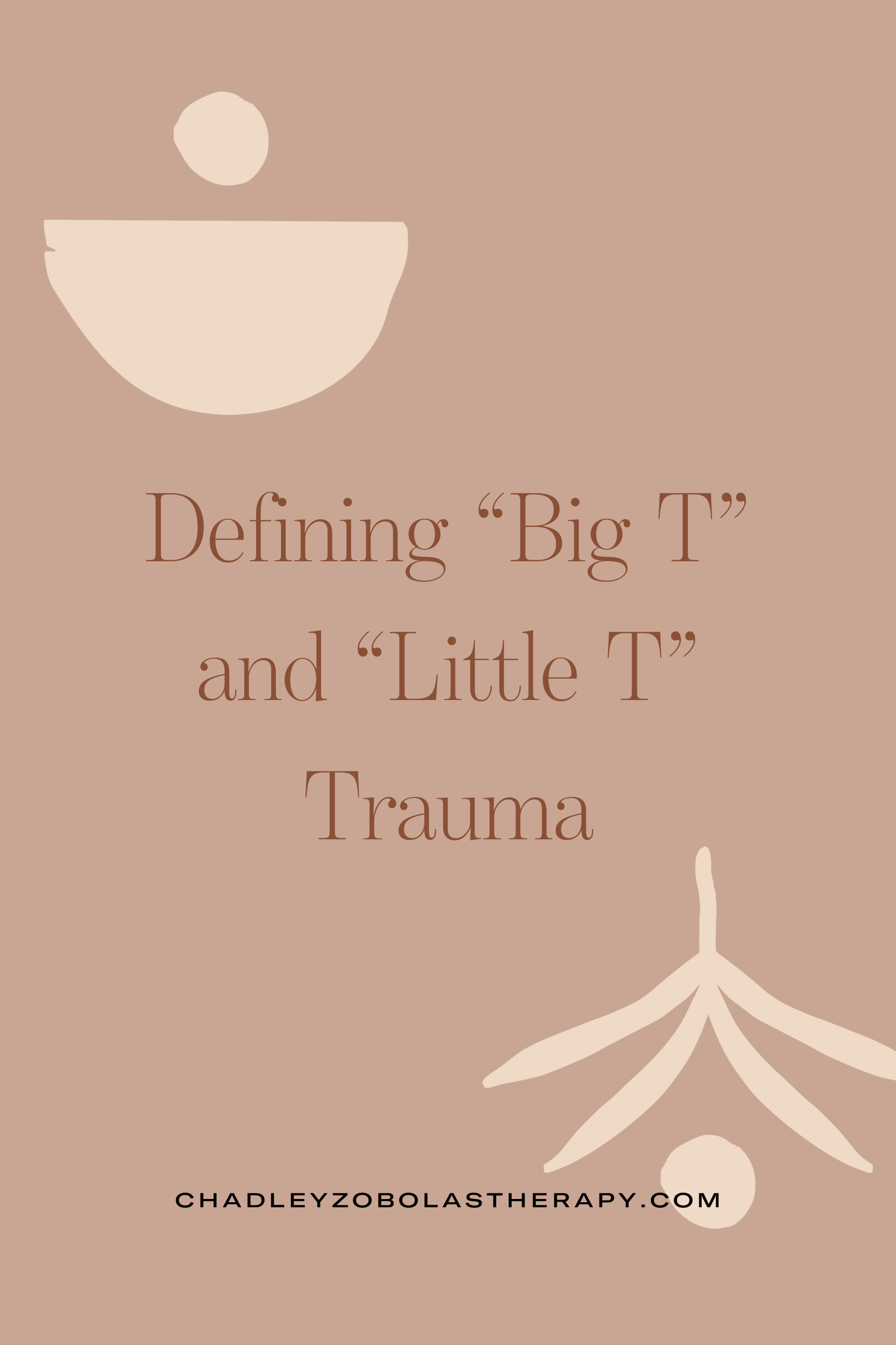 Image of blog post on Big T and Little T trauma. Denver trauma therapist explores trauma healing and what the process of trauma therapy in Denver, CO is like. Connect with a trauma specialist today!