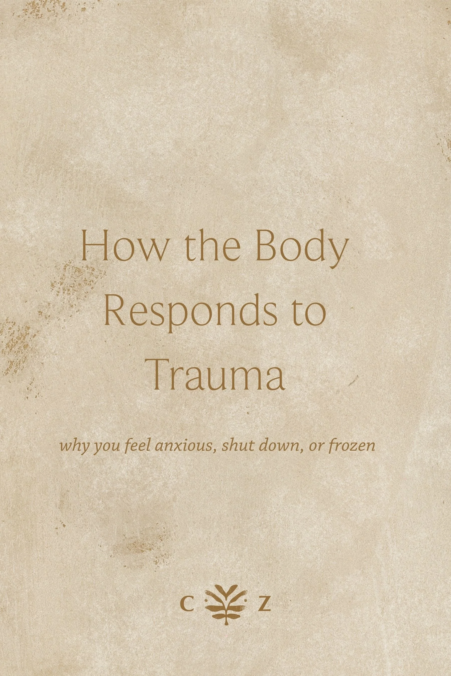 How the Body Responds to Trauma: Why You Feel Anxious, Shut Down, or Frozen