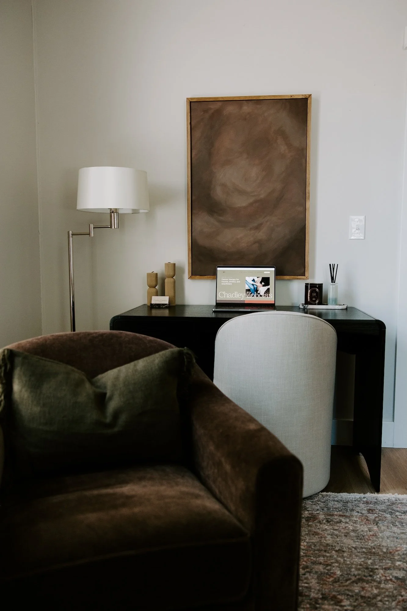 Inside our warm, relational therapy office near Observatory Park & University of Denver.
