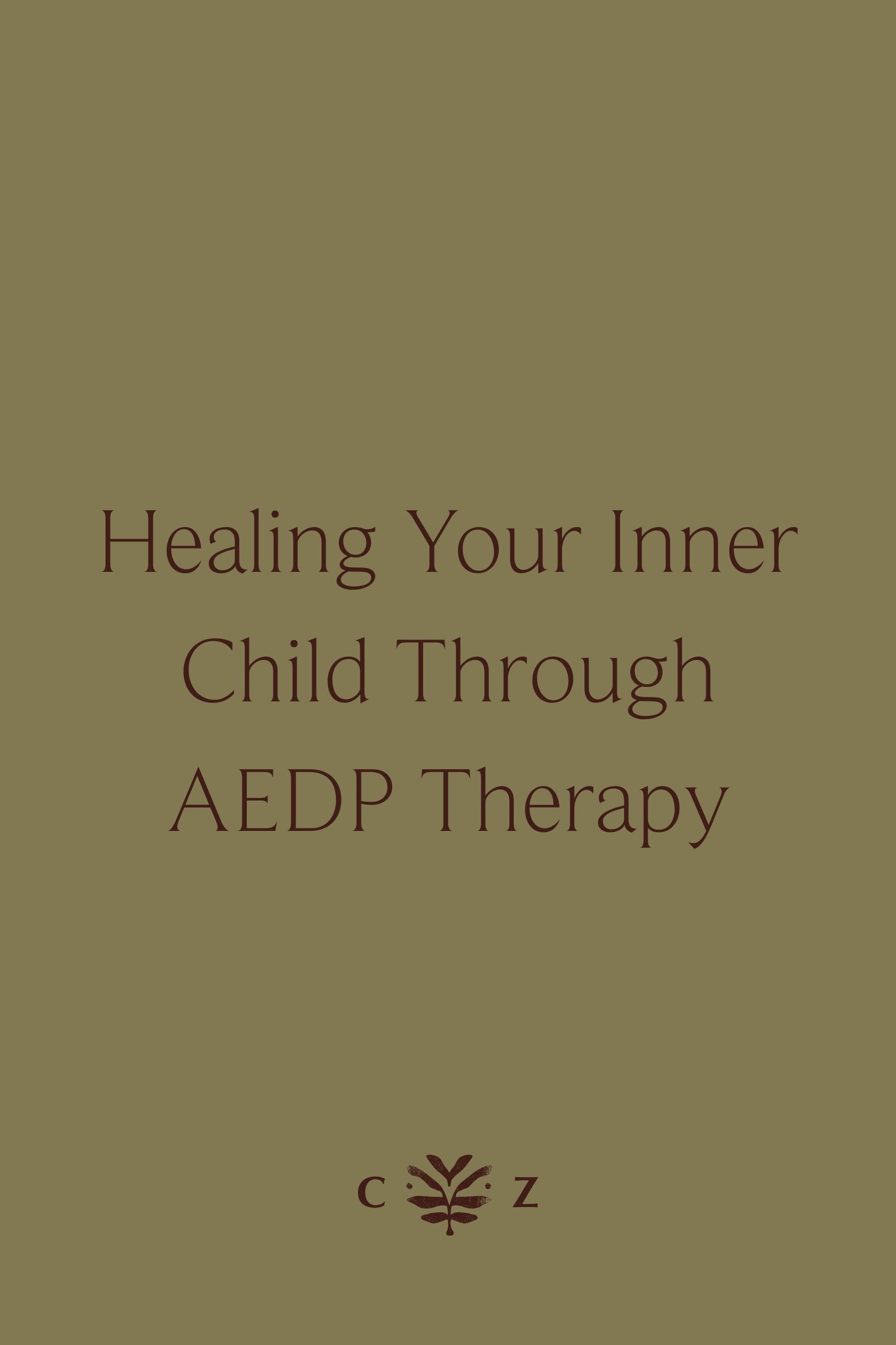 Image of blog post on AEDP for inner child healing