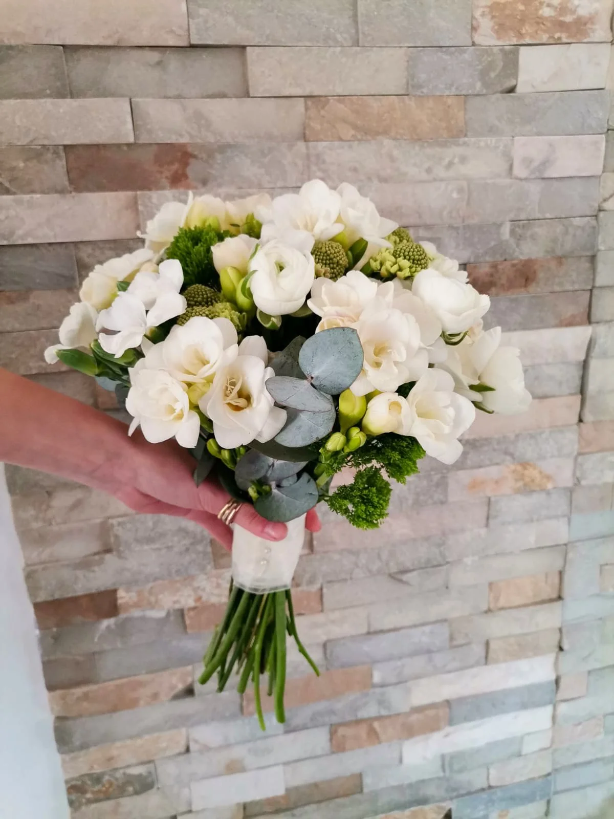 Ramo de novia fresias