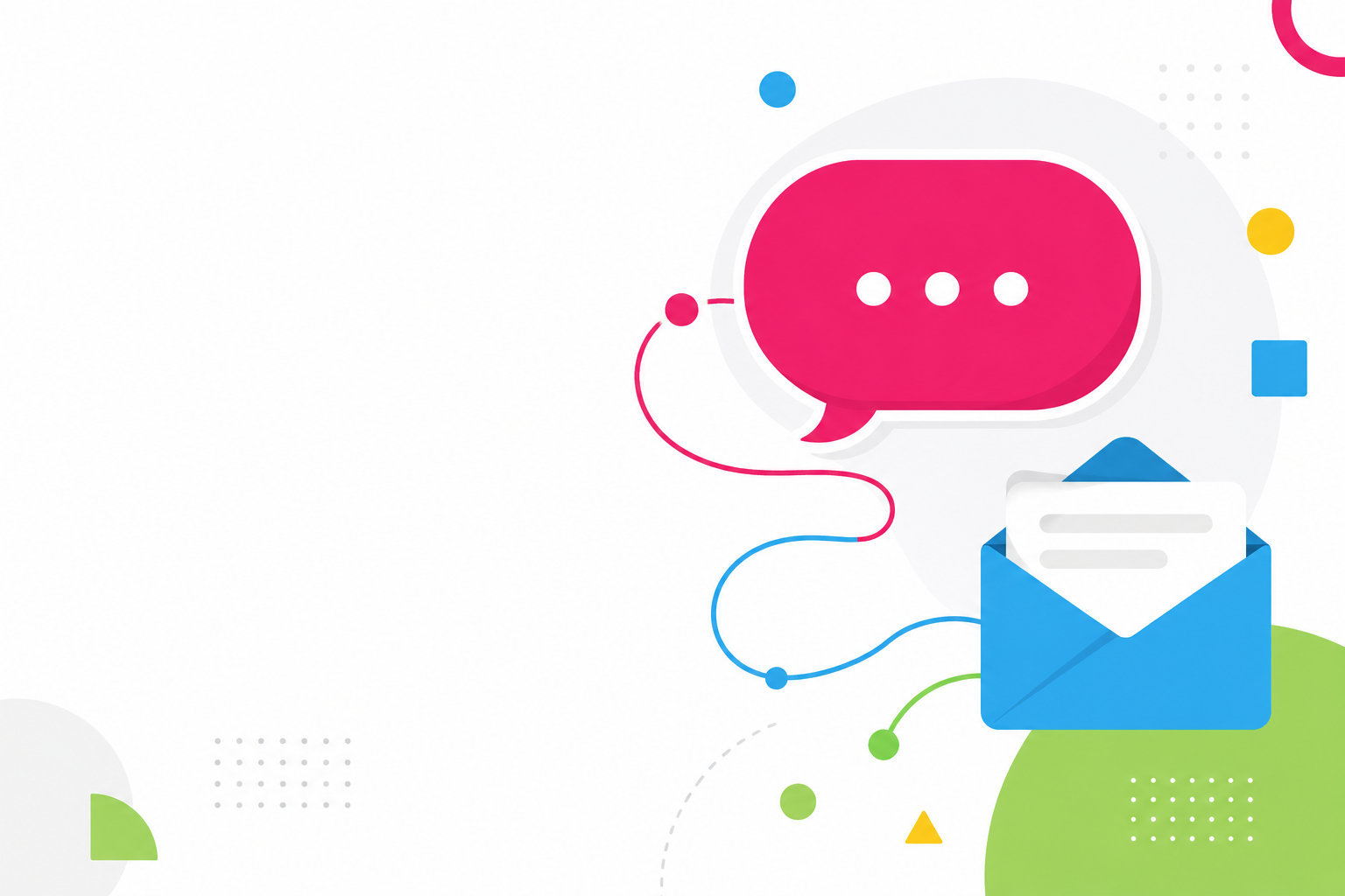 Envelope and message icon representing contact communication