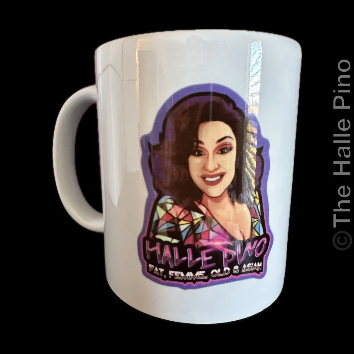 Fat, Femme, Old & Asian Logo Mug