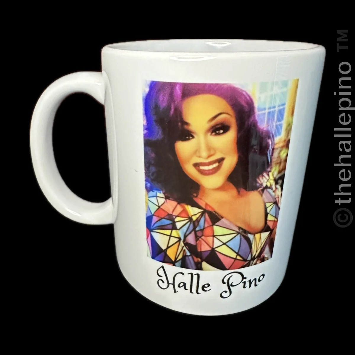 Halle Pino Fat, Femme, Old & Asian 11oz Coffee Mug