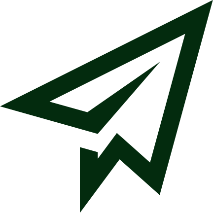 Logo de l'application Telegram avec une icône papillon verte et blanche.