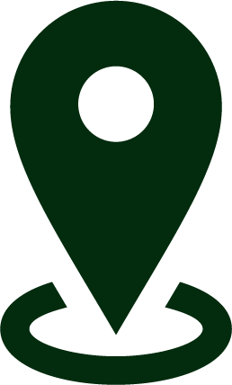 Icône de localisation ou de carte sur fond blanc.
